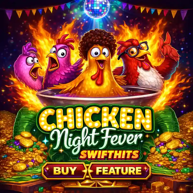 Chicken Night Fever slot game interface