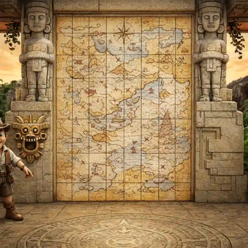 Gonzo Treasure Map Slot Game at midasbet